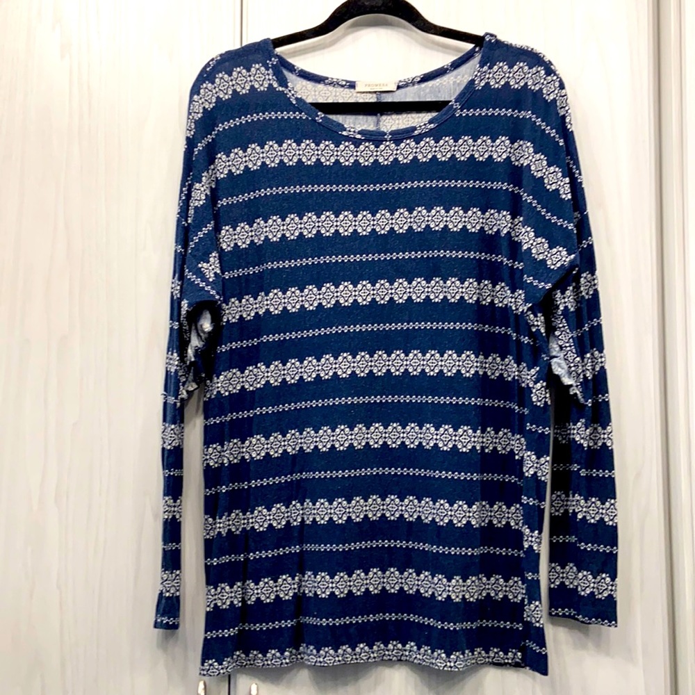Ruffle Back Long Sleeved Tee